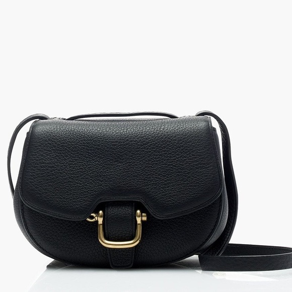 J. Crew Handbags - J. Crew Mini Rider Bag in Black Italian Leather